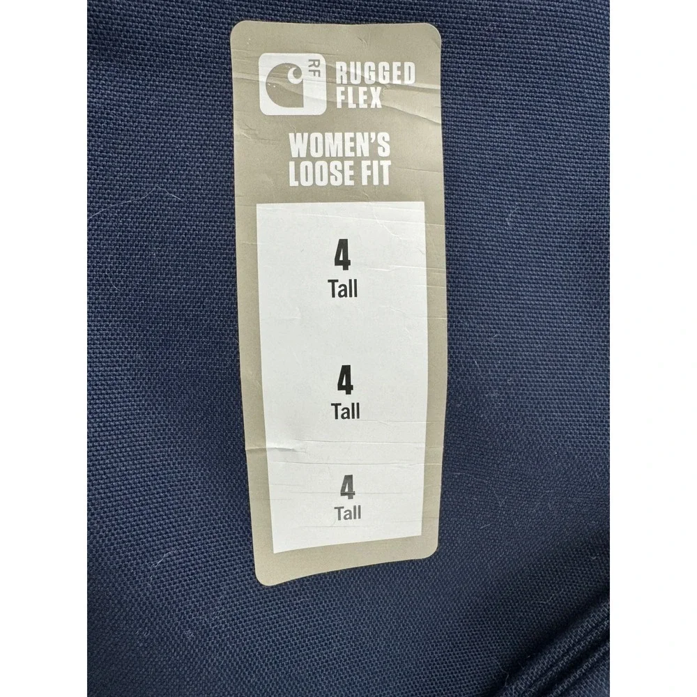 Carhartt Womens Rugged Professional Rugged Flex Canvas Work Pants 4 Tall - Picture 2 of 16